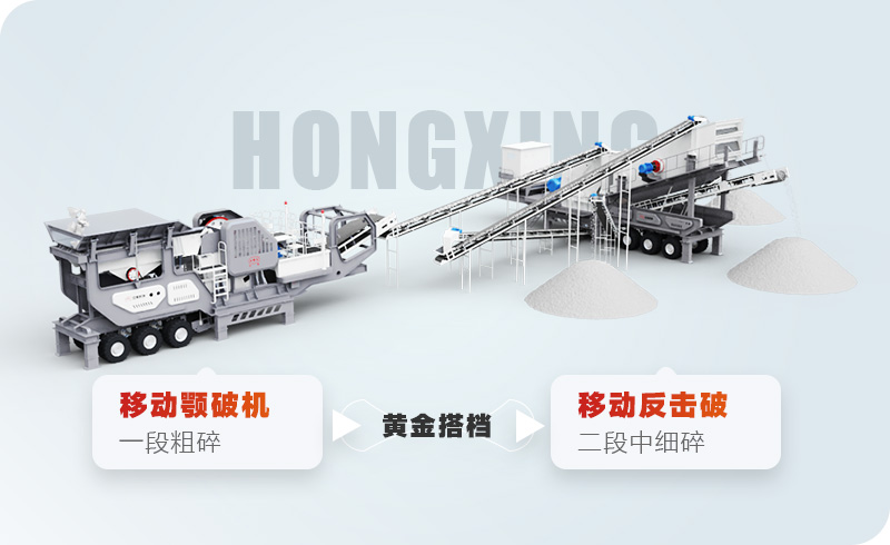 靈活現(xiàn)場，可自由專場的巖石移動破碎站全圖