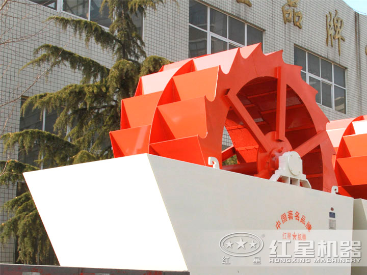 雙輪輪斗式洗砂機(jī)，產(chǎn)量50-100t/h
