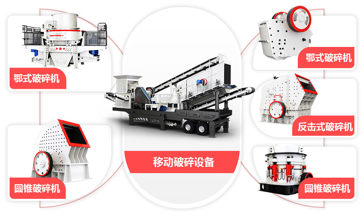 移動液壓破碎機多機組合，實現(xiàn)多種物料破碎
