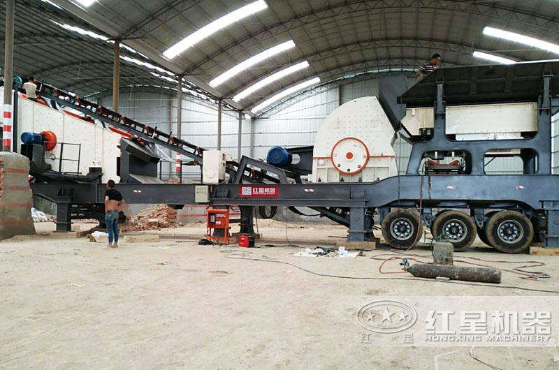 移動(dòng)式錘破機(jī)占地面積小，減少投入成本5%